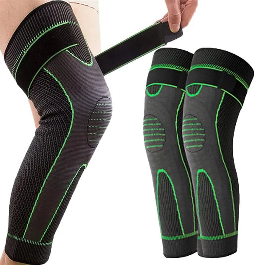 Elastic Knee Support Sleeves (1 Pair) – Breathable Sports & Daily Wear Support