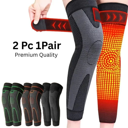 Elastic Knee Support Sleeves (1 Pair) – Breathable Sports & Daily Wear Support