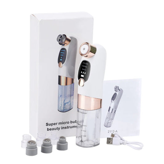 Rechargeable Bubble Facial Cleansing Device – Deep Refreshing Pore Care & Vacuum Cleaner